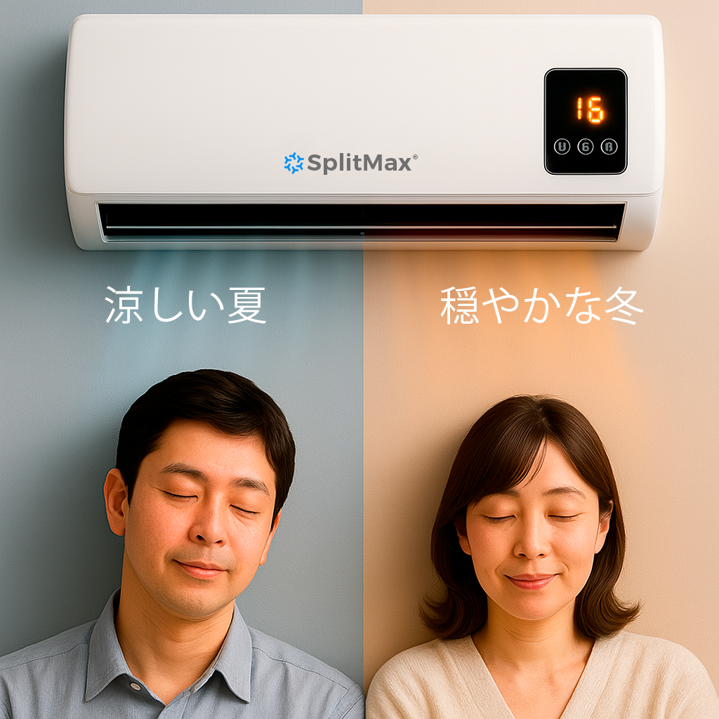 SplitMax™ ポータブルターボエアコン